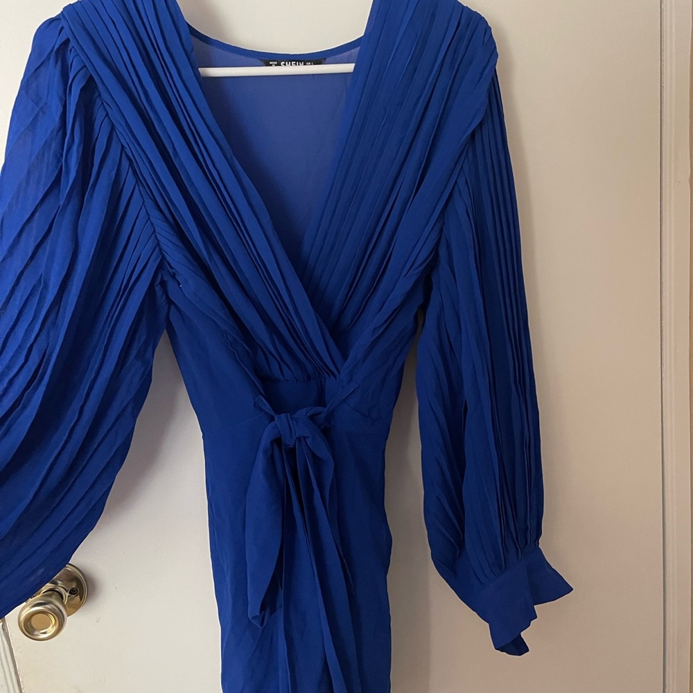 Royal blue romper